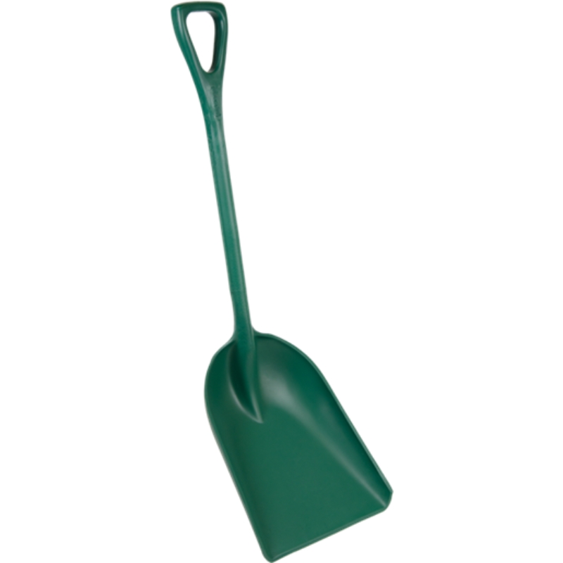 Vikan One-Piece Metal Detectable Shovel 13.7 Inch Green