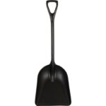 Vikan One-Piece Shovel 13.7 Inch Black Front