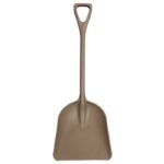 Vikan One-Piece Shovel 13.7 Inch Brown Front