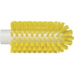 Vikan Pipe Cleaning Brush fhandle 2.5 Inch Stiff Yellow Side