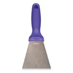 Vikan Stainless Steel Scraper 3 Inch Purple