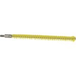 Vikan Tube Brush for Flexible Handle 7.9 Inch Medium Yellow Side