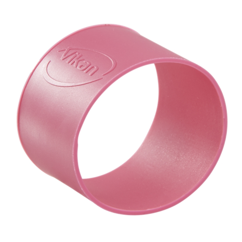 Vikan Color Coding Rubber Band x (5) 1.6 Inch Pink