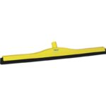 Vikan Floor squeegee wReplacement Cassette 27.6 Inch Yellow