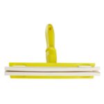 Vikan Hand Squeegee with Replacement Cassette 9.8 Inch Yellow Front