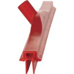 Vikan Hygienic Floor Squeegee wreplacement cassette 23.6 Inch Red Side