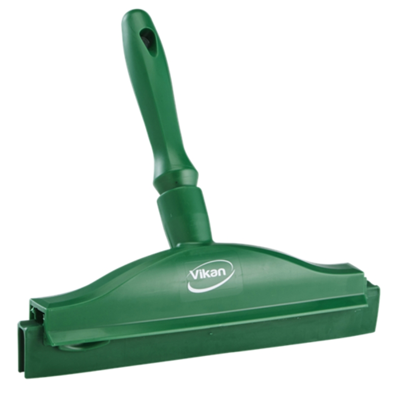 Vikan Hygienic Hand Squeegee with replacement cassette 9.8 Inch Green