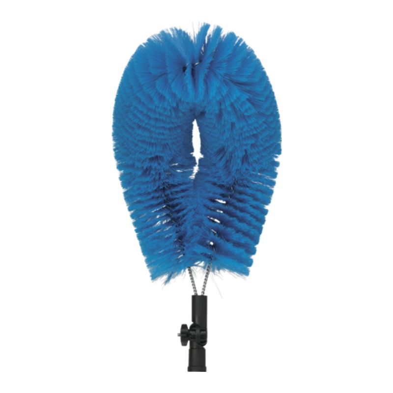 Vikan Pipe Exterior Brush 20.9-inch Blue