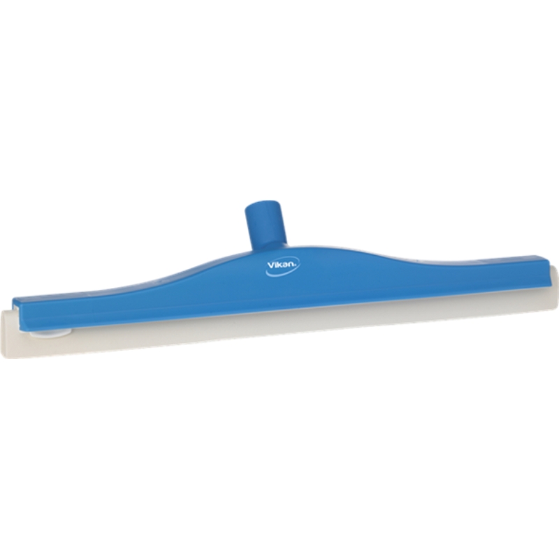 Vikan Revolving Neck Floor squeegee wReplacement Cassette 19.7 Inch Blue