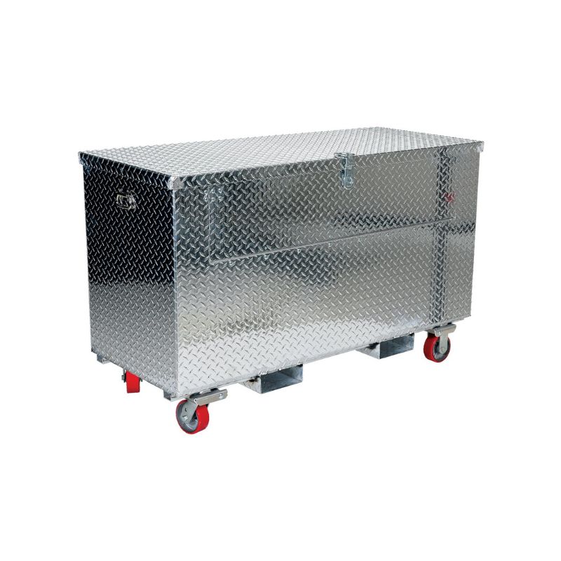 Vestil Apts-2448-Cf-Fd Aluminum Portable Tool Box With Fold Down Front Door With Casters Vestil Apts-2448-Cf-Fd Aluminum Portable Tool Box With Fold Down Front Door With Casters