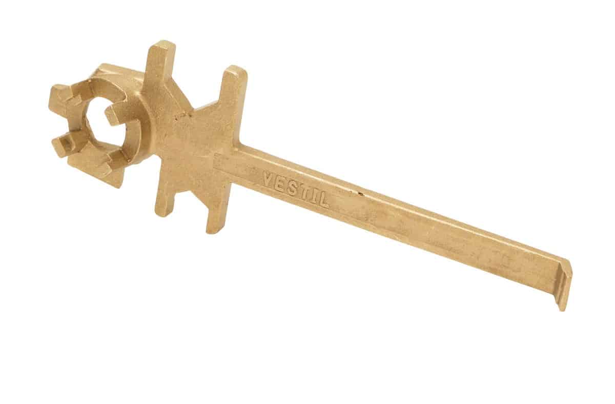 Vestil BNW-BX-W Straight Drum Bung Nut Wrench 1