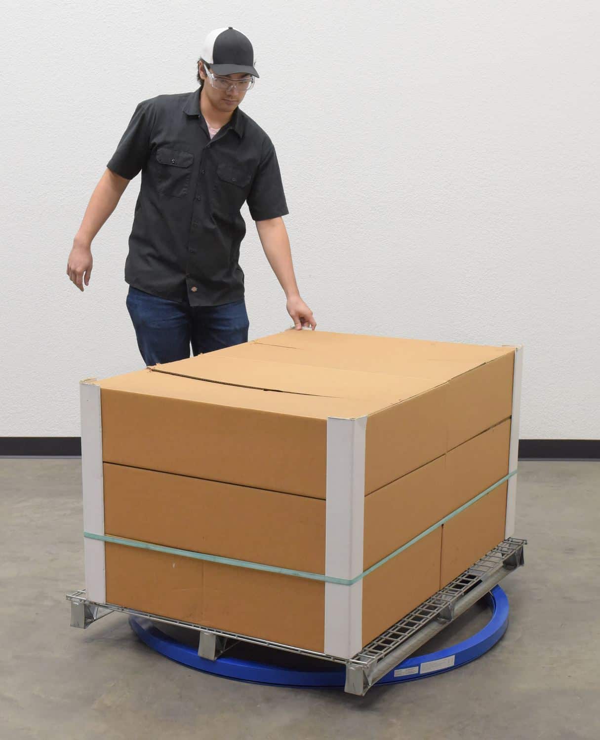 Vestil CA-48-2 Steel Manual Carousel 1