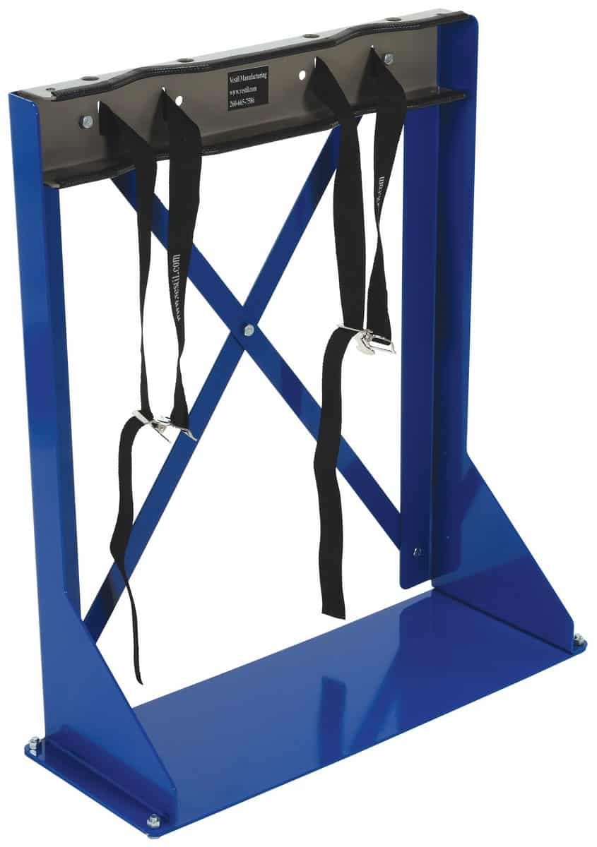 Vestil CB-S-2S Cylinder Bracket Stand 2 Cylinder Capacity Blue 1