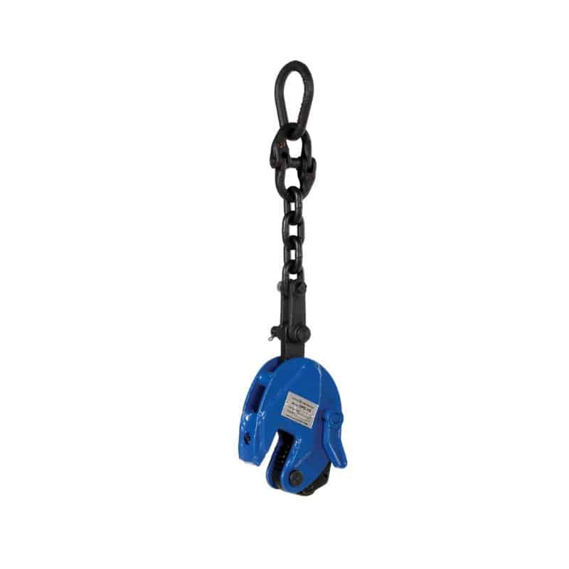 Vestil CPC-10 Steel Vertical Plate Clamp with Chain