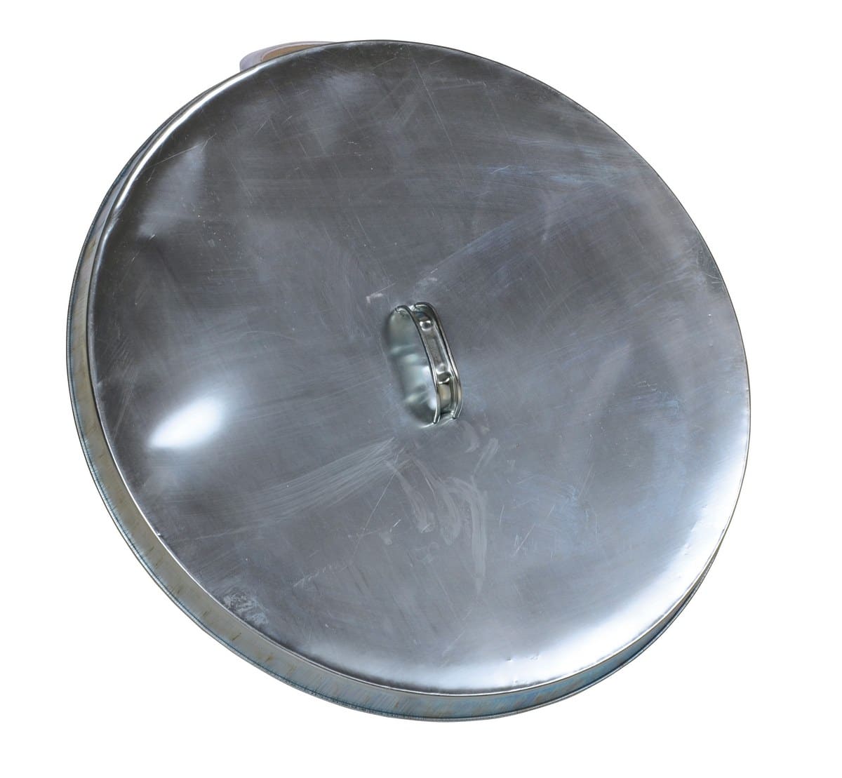 Vestil DC-245-H Galvanized Open Head Drum Cover with Handle 1