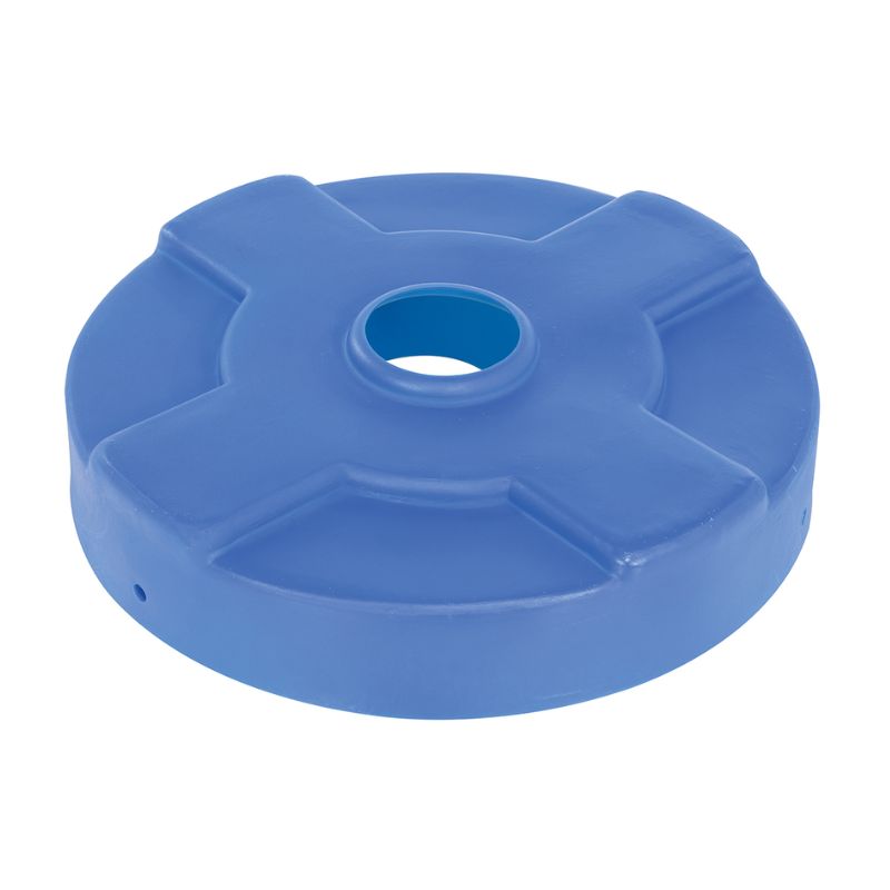 Vestil DC-P-30-CAN-BU Low-Density Polyethylene Drum Recycling Lid