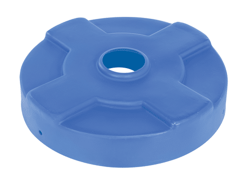 Vestil DC-P-30-CAN-BU Low-Density Polyethylene Drum Recycling Lid