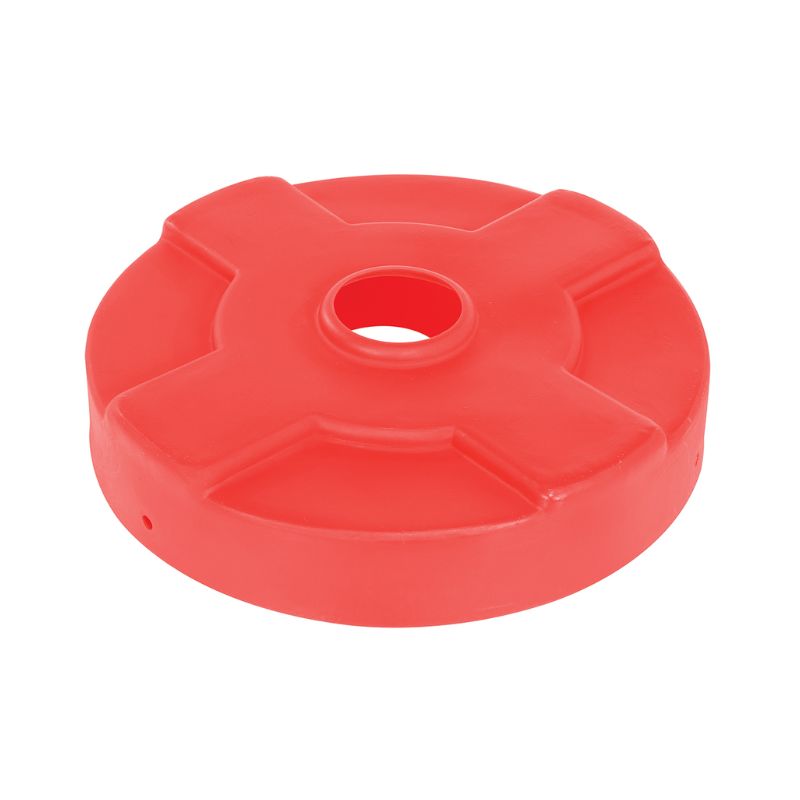 Vestil DC-P-30-CAN-RD Low-Density Polyethylene Drum Recycling Lid (1)