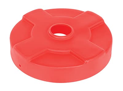Vestil DC-P-30-CAN-RD Low-Density Polyethylene Drum Recycling Lid