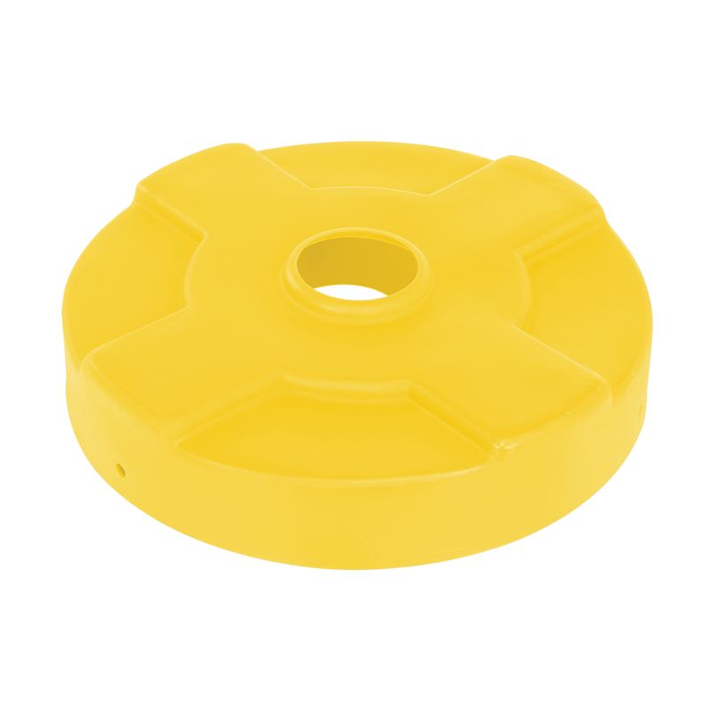 Vestil DC-P-30-CAN-YL Low-Density Polyethylene Drum Recycling Lid