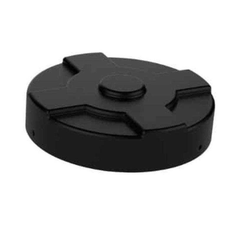 Vestil DC-P-55-BK Low-Density Polyethylene Drum Cover (2)