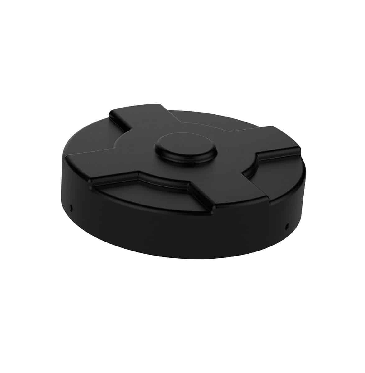 Vestil DC-P-55-BK Low-Density Polyethylene Drum Cover