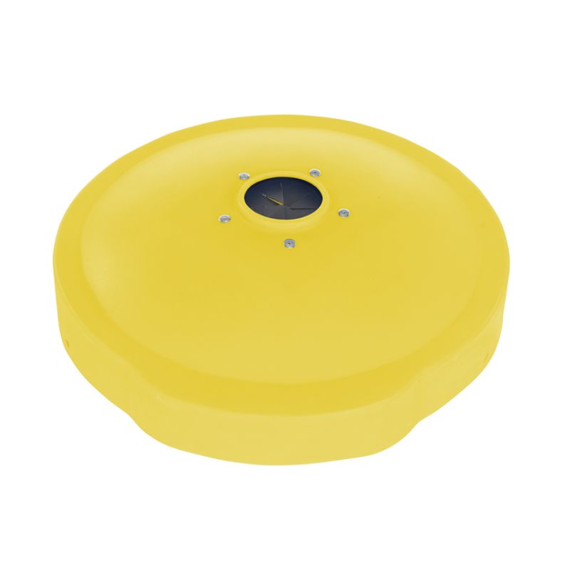 Vestil DC-P-55-CANF-UF-YL Polyethylene Drum Recycling Lid Universal