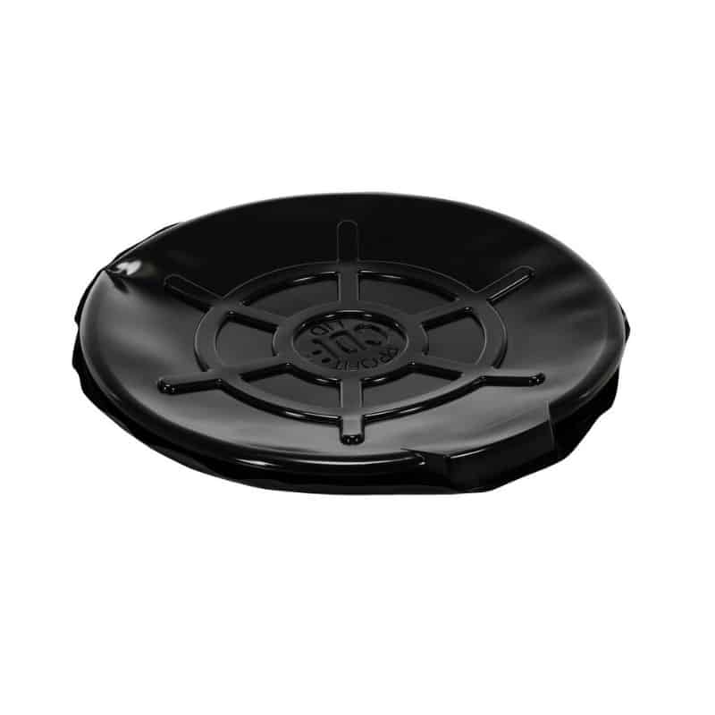 Vestil DC-TPO-B Polyethylene Drum Cover Open Head (1)