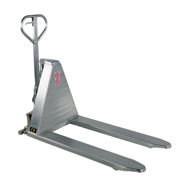 Vestil L-270-HD-SS Stainless Steel Hand Pump Tote Lift (1)