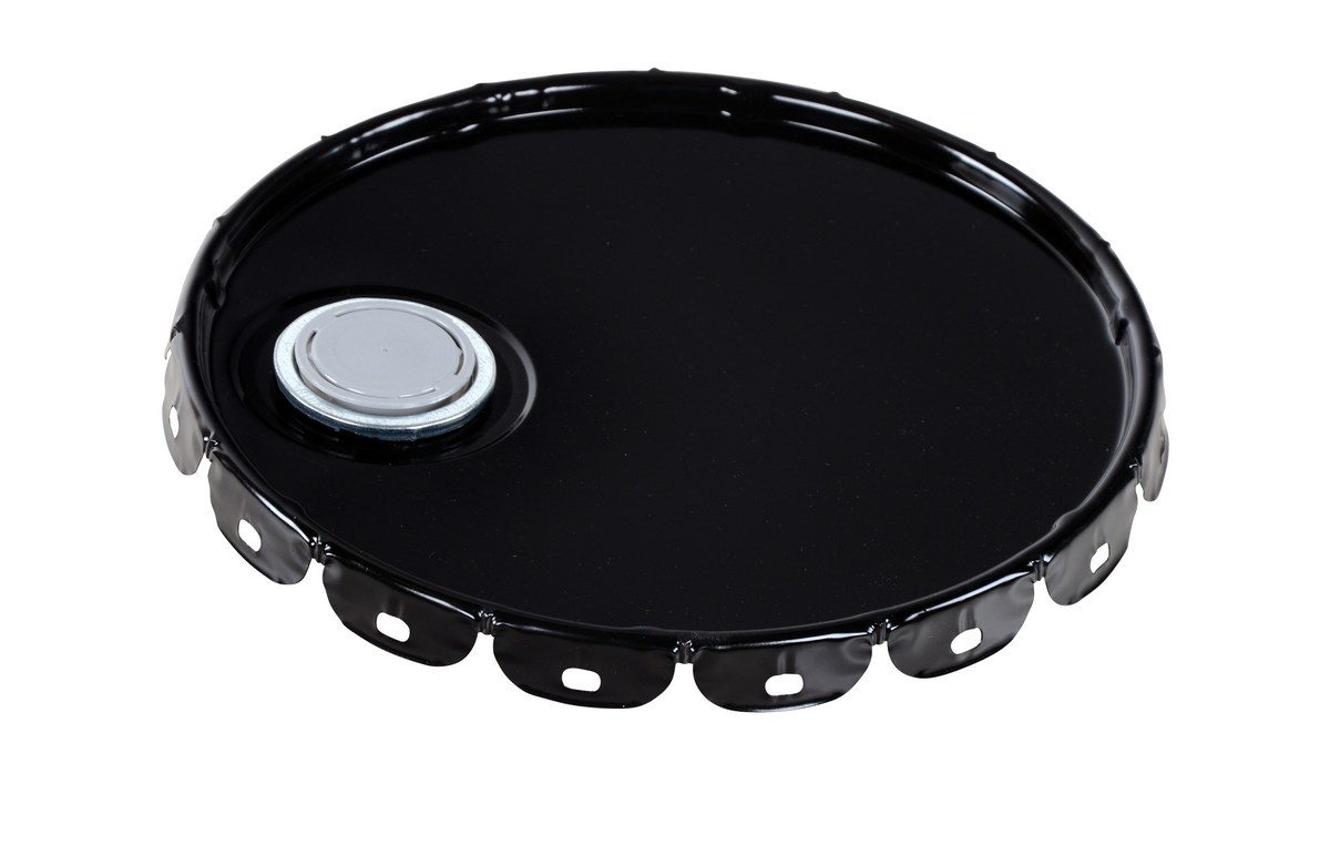 Vestil LID-STL-S Steel Spout Top Lid 1