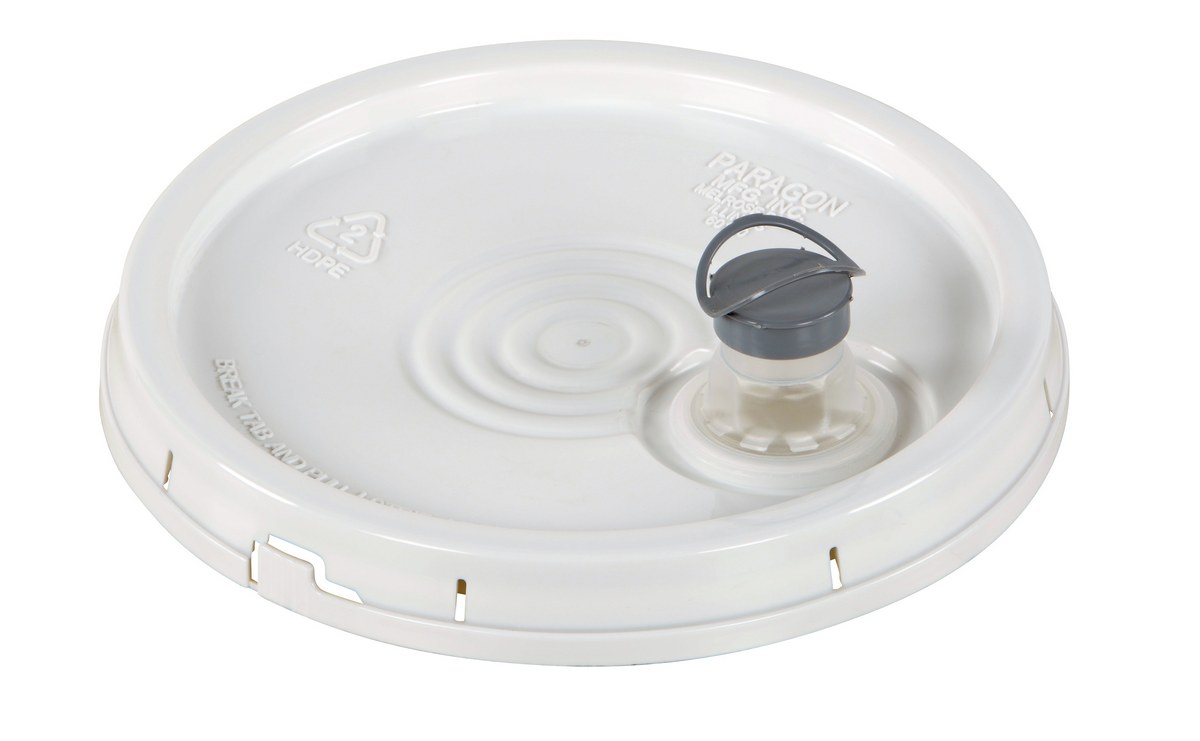 Vestil LID-UN-54-PWS Plastic Unrated Spout Top Lid 2