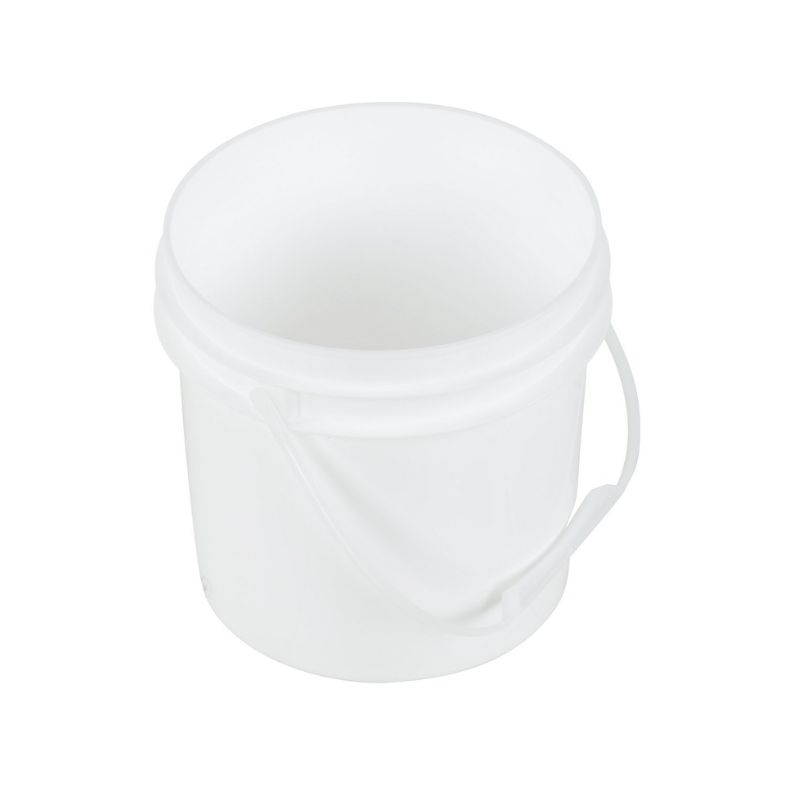 Vestil PAIL-1-PWP High Density Polyethylene Open Head Pail with Plastic Handle 1 Gallon
