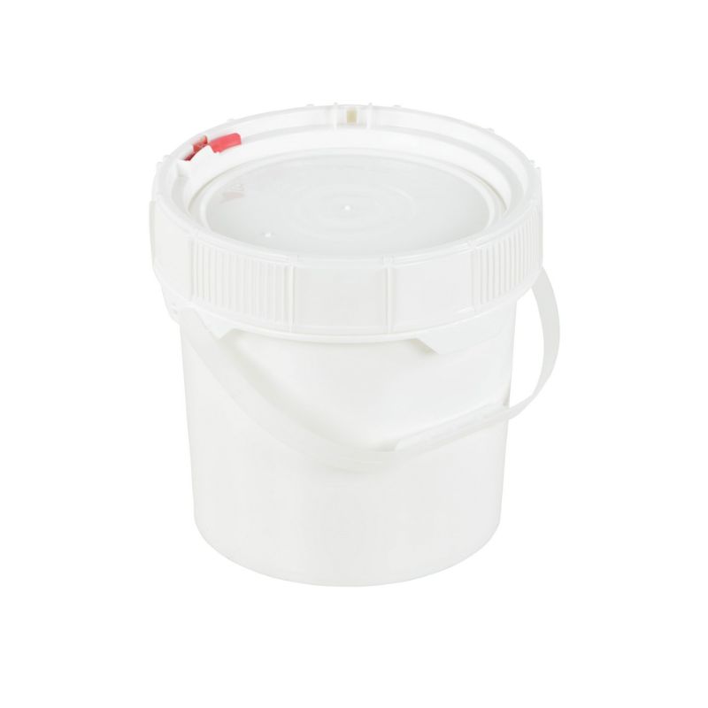 Vestil PAIL-SCR-35-W High Density Polyethylene Screw Top Pail and Lid 3-12 Gallon