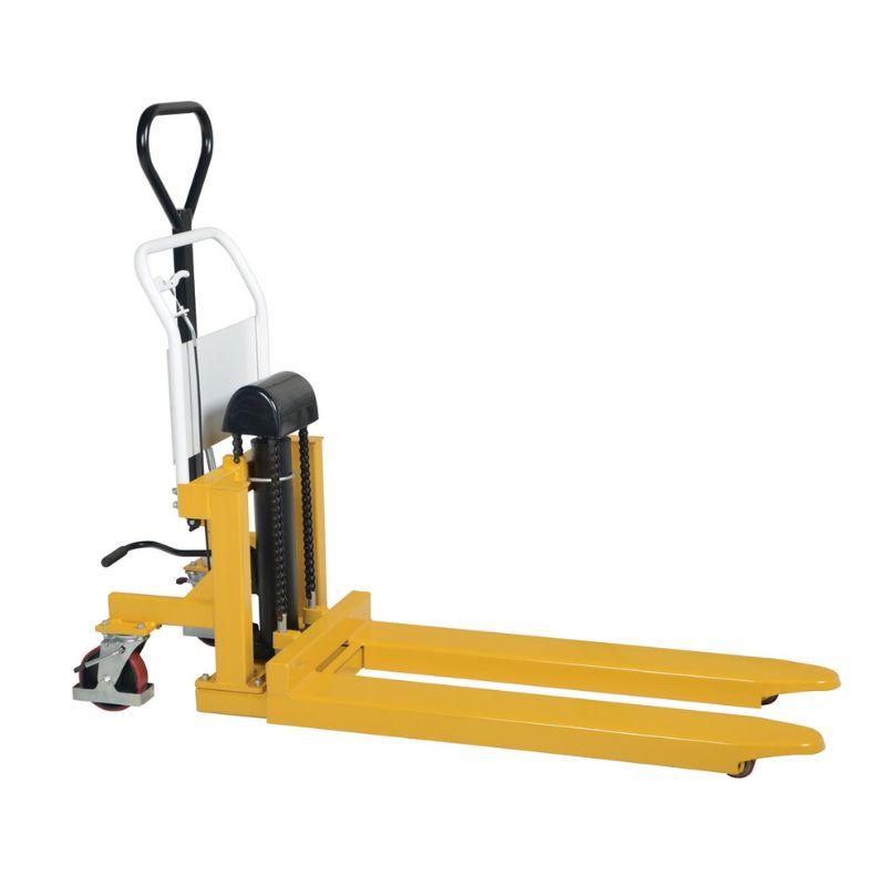 Vestil TAL-220-HD Steel Tote-A-Load Ergonomic Foot Pump Hydraulic Power Fork Size