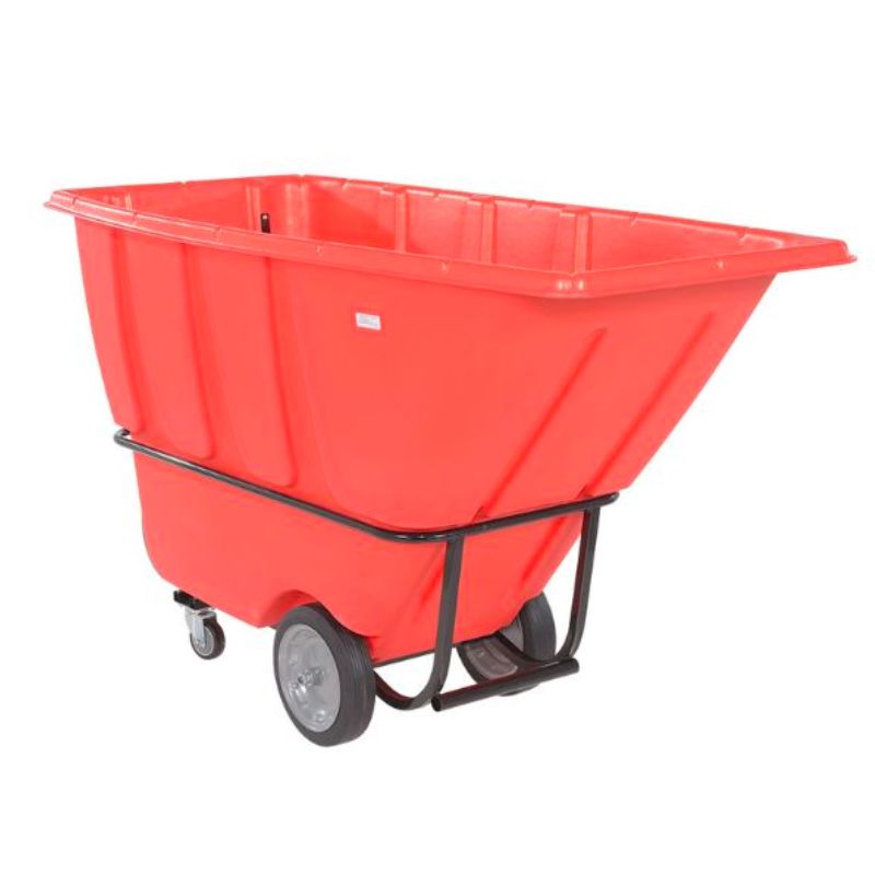 Vestil TDT-100-MD-RED Plastic Medium Duty Tilt Truck (1)