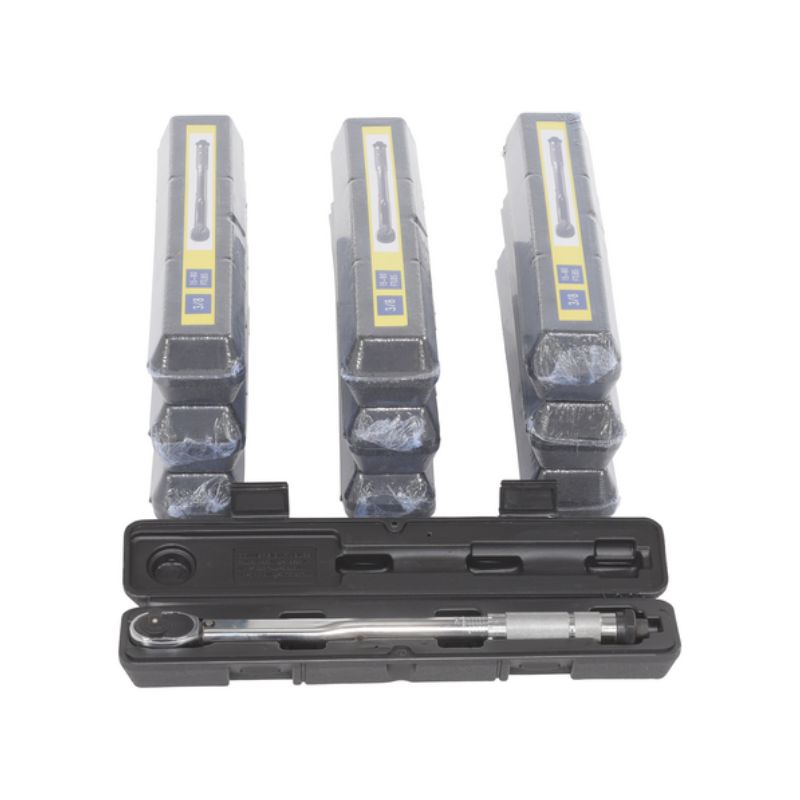 Vestil TW-38-10PK Steel Torque-Drive Wrench with Rating