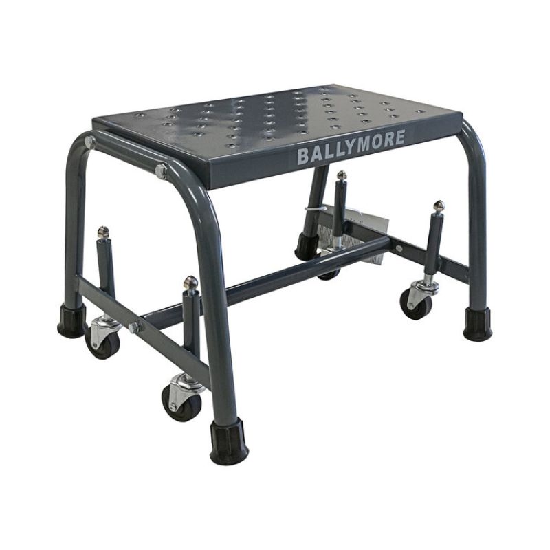 Ballymore 118 1-Step Rolling Ladder with Spring Loaded Casters