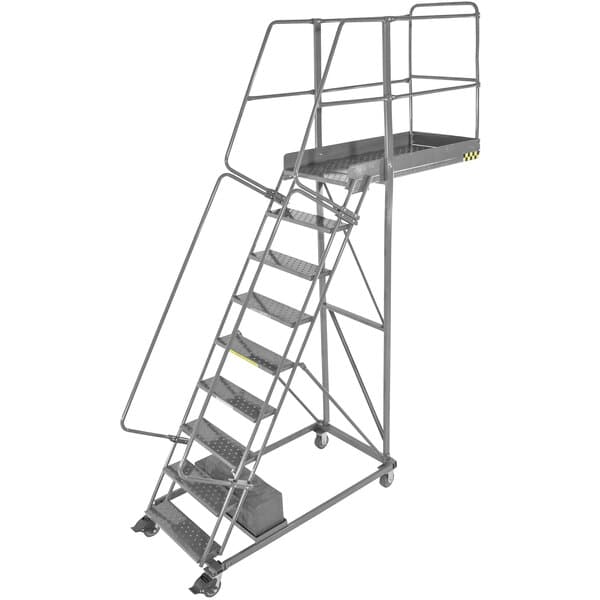 Ballymore CL-9-35 9-Step Heavy-Duty Steel Rolling Cantilever Ladder