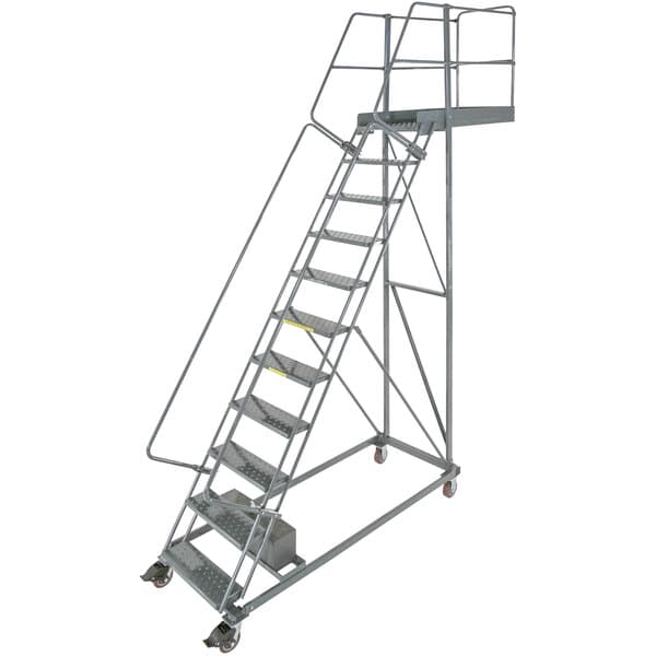 Ballymore CL-11-35 11-Step Heavy-Duty Steel Rolling Cantilever Ladder