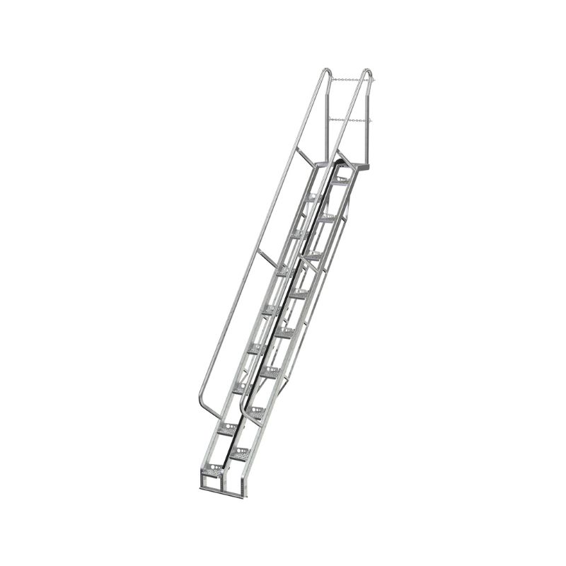 Vestil ATS-11-56-HDG Galvanized Alternate Tread Stair