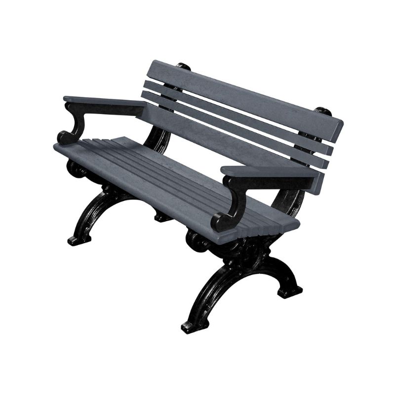 Vestil BEN-PCBA-48-BKCH Recycled Plastic Bench
