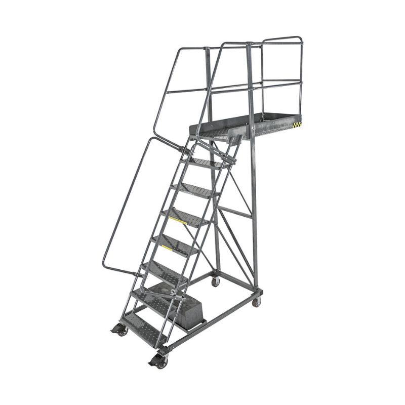 Ballymore CL-6-28 6-Step Heavy-Duty Steel Rolling Cantilever Ladder