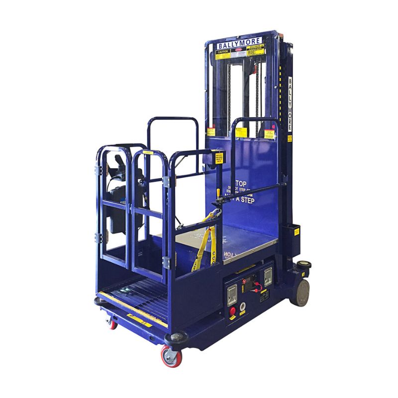 Ballymore PS-12D 18' Battery-Powered Drivable Hydraulic Stocking Lift