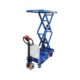 Vestil CART-1000D-DC-CTD Steel Double Powered Drive and Powered Lift Hydraulic Double Scissor Cart