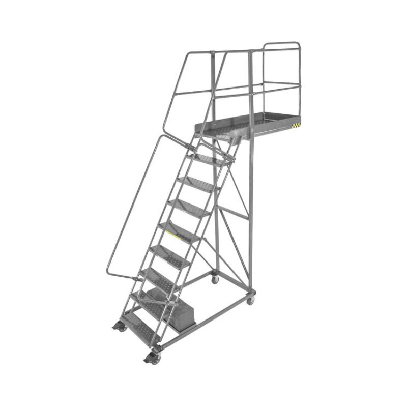 Ballymore CL-9-14 9-Step Heavy-Duty Steel Rolling Cantilever Ladder