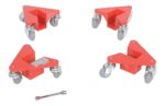 Vestil CMD-A-NS-200-4PK Corner Mover Dolly - Image 3