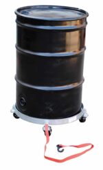 Vestil DRUM-QUAD-C Cast Iron Multi Purpose Quad Drum Dolly - Image 2