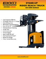 EKKO EK18RR Stand-Up NA Reach Truck