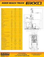 EKKO EK18RR Stand-Up NA Reach Truck 2
