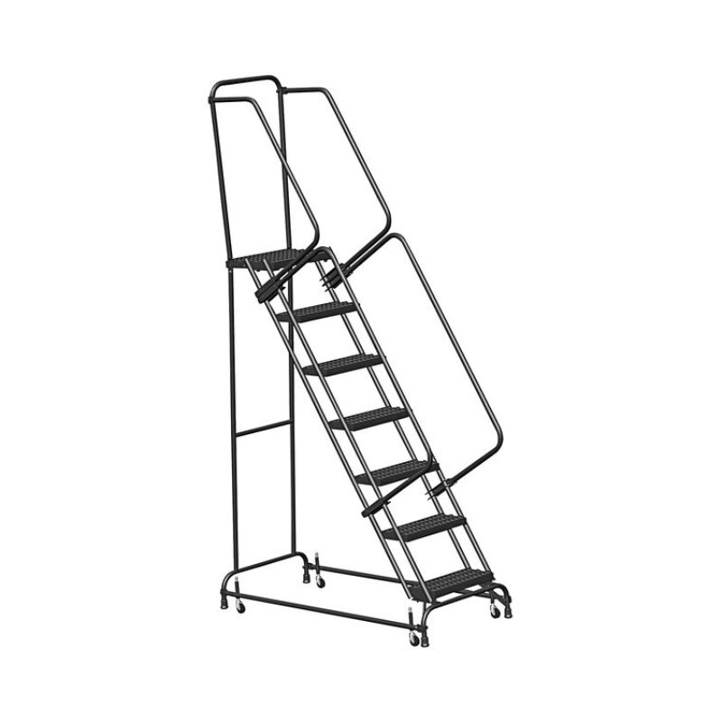 Ballymore FSH718 7-Step Rolling Ladder with Handrail